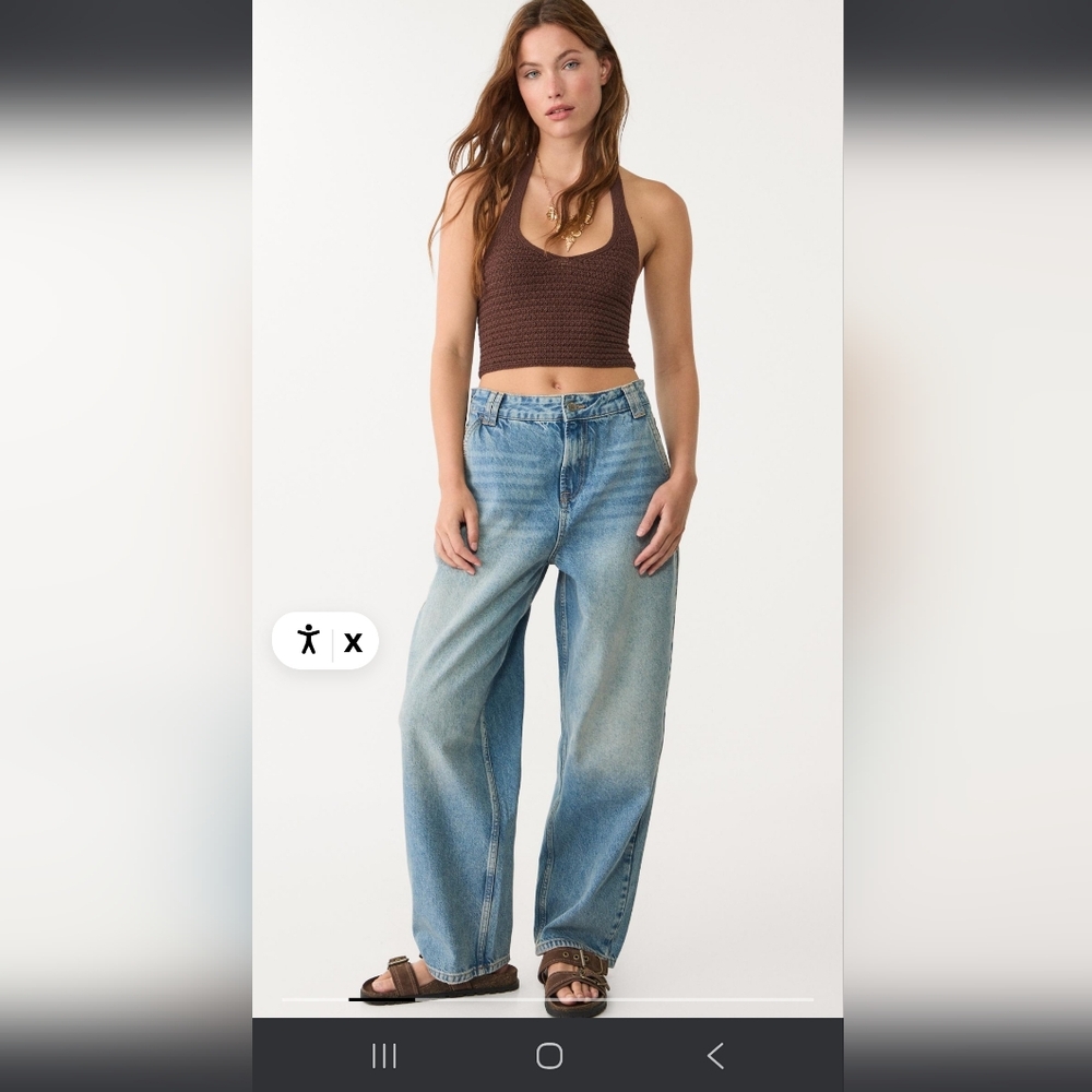 Stradivarius D89 Barrel baggy loose fit jeans
